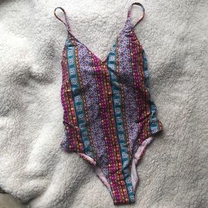 Target Xhilaration tribal one piece swim suit NWOT